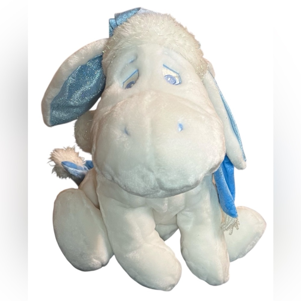 Disney Blue and White Stuffed Animal